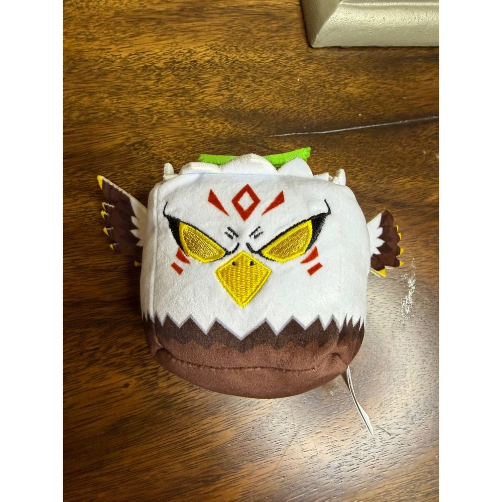 Blox Fruits Falcon‎ Fruit Plush Roblox Game Collectible White Brown 4 Inch